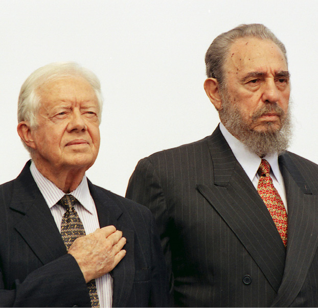 Jimmy Carter war immer um Verständigung bemüht – auch mit Cubas Führer Fidel Castro. Foto: © The Carter Center