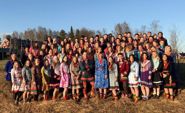 'If we loose the reindeers, the Saami culture will be lost. Many of the Saami youth want to be reindeer herders, but they cannot see a future. This must be urgently addressed for the safety of our generation and the next generations.' Sanna Vannar, President of Sáminuorra, Swedisch Association of Young Saami, taking the European Union to court to increase its 2030 climat target. © People's Climate Case