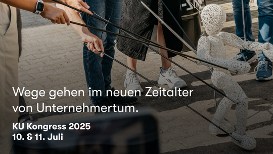 Wege gehen im neuen Zeitalter von Unternehmertum