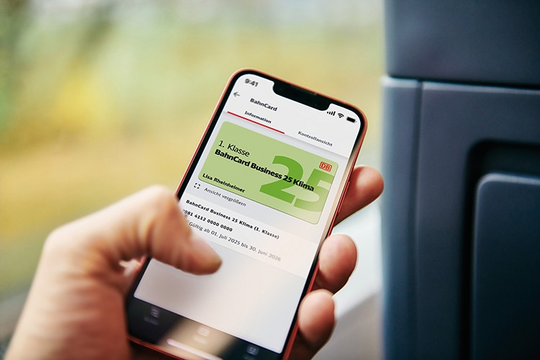 Nachhaltig unterwegs: Geschäftsreisen mit der BahnCard Business 25 Klima