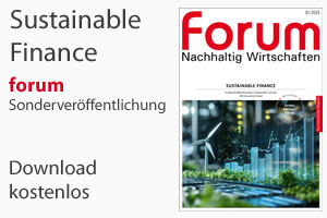 Sustainable Finance, forum-Sonderveröffentlichung, Download kostenlos