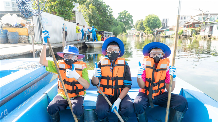 Cleanup-Aktion, Bangkok, 2024 © Porsche AG