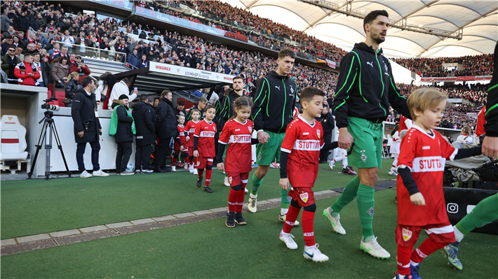 Einlaufkinder, VfB Stuttgart, 2025 © Porsche AG
