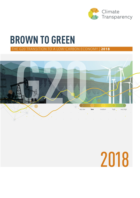 Der 'Brown-to-Green'-Report bietet die umfassendste Bewertung des Klimaschutzes in allen G20-Staaten. © Germanwatch e.V.