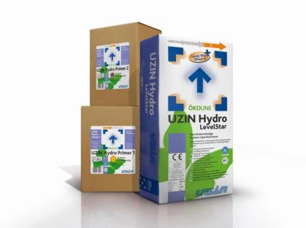 Mit dem neuen HydroBlock-System bietet Uzin eine vollwertige ökologische Alternative zur Feuchteabsperrung an. © Uzin Utz AG 