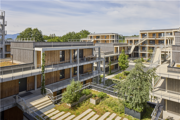 CampusRO – Deutschlands nachhaltigstes Studentenwohnquartier in Holzhybridbauweise © Annegret Hultsch Fotografie
