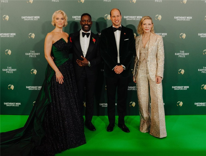 Prinz William ist Initiator des Earthshot Awards, Cate Blanchett ist Ratsmitglied des Preises © Earthshot Award