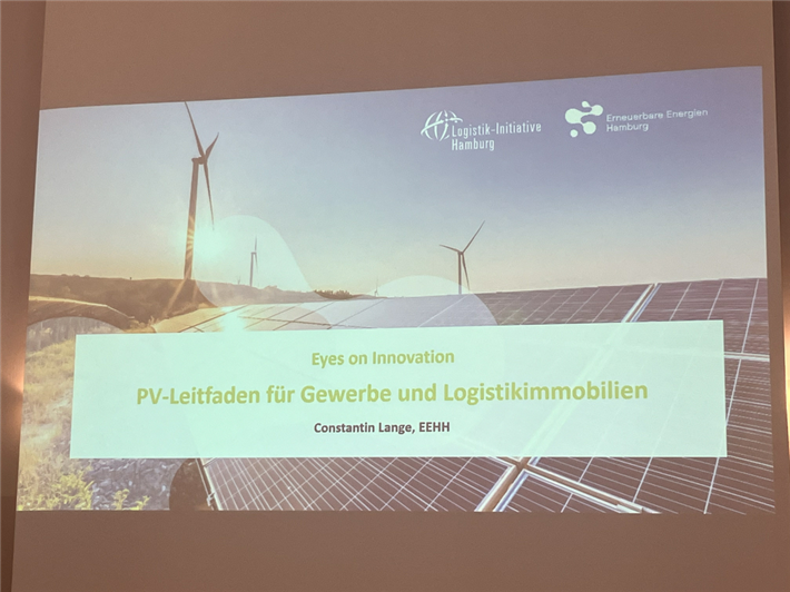 Eyes on Innovation: Vorstellung des PV Leitfadens © Logistik-Initiative Hamburg