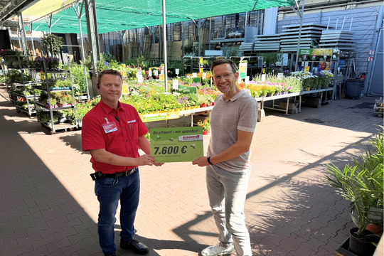 toom sammelt 7.600 Euro für den Insektenschutz