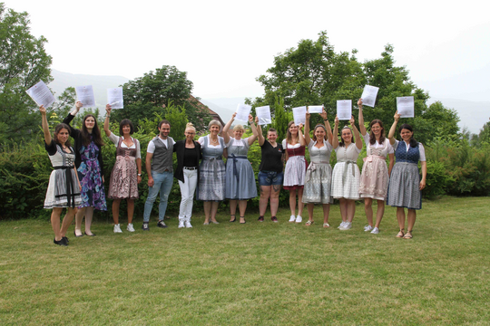 Es sind die Frauen, die Botschafterinnen sind, für den Hof, für die Naturlandschaft, für die Lebensmittel