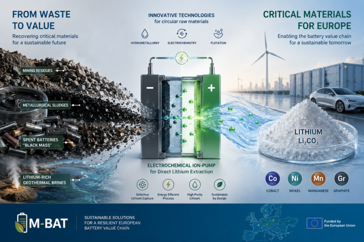 Batteriematerialien aus europäischen Primär- und Sekundärquellen